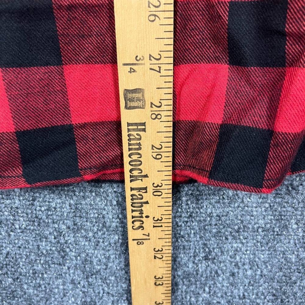 Betty Boop Flannel Shirt Women 1X Multicolor Plaid Colorblock Graphic Back Patch - Picture 5 of 8